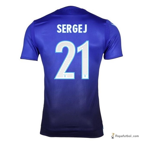 Camiseta Lazio Replica Tercera Ropa Sergej 2017/18